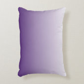 シックガーリーミニマルグラデーション薄紫ラベンダーパープル アクセントクッション (正面(垂直))