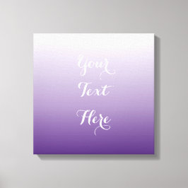 シックガーリーミニマルグラデーション薄紫ラベンダーパープル キャンバスプリント