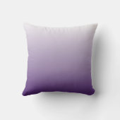 シックガーリーミニマルグラデーション薄紫ラベンダーパープル クッション (裏面)