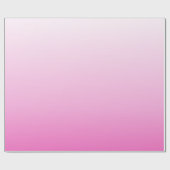 シックガーリーモノグラム赤面ピンク色マグラデーションゼンタ ラッピングペーパー (フラット)