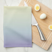 シックガーリーユニコーンピンク紫パステル虹 キッチンタオル (四つ折り)