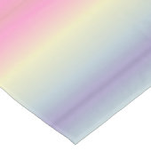 シックガーリーユニコーンピンク紫パステル虹 テーブルクロス (アングル)