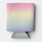 シックガーリーユニコーンピンク紫パステル虹 缶クーラー (正面)