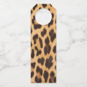 シックガーリーワイルドパーティーレオパード印刷応援 ボトルネックタグ (裏面)