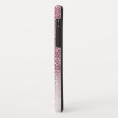 シックガーリー赤面ピンクグリッターモノグラグラデーションム Case-Mate iPhoneケース (裏面/左)