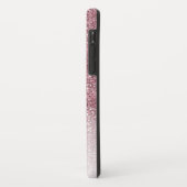 シックガーリー赤面ピンクグリッターモノグラグラデーションム Case-Mate iPhoneケース (裏面/左)