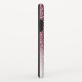 シックガーリー赤面ピンクグリッターモノグラグラデーションム Case-Mate iPhoneケース (裏面/右)