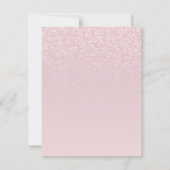 シックガーリー50thサプライズ誕生日パーティーへの招待 ノートカード (裏面)