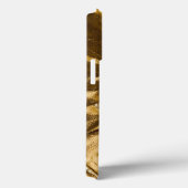 シックガールブルー金ゴールドリップ美しい パーソナライズされた Case-Mate iPhoneケース (裏面 / 右)