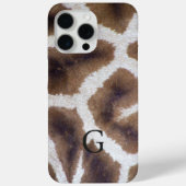 シックキレーフサファリパターン/カスタムモノグラム Case-Mate iPhoneケース (裏面)