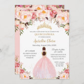シックキンセアニラソフト赤面フローラプリンセス 招待状 (正面/裏面)