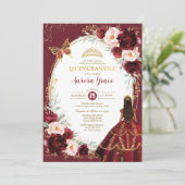 シックキンセアニラブルゴーニュ赤面フローラバタフライ 招待状 (スタンド正面)