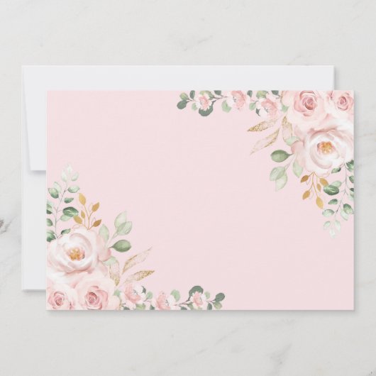 シックキンセアニラ15th誕生日サンキューカード 招待状 (裏面)