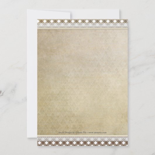 シックギャツビーBBQリタイアメントパーティの招待状 招待状 (裏面)