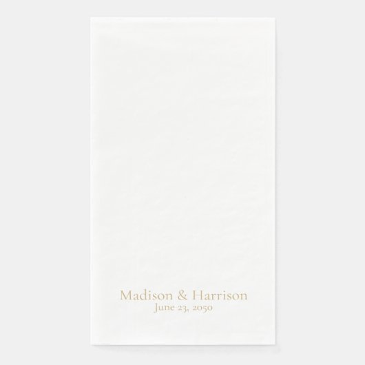 シッククラシックな金ゴールドセリフの名前をカスタムするは日結婚付 (正面)