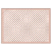 シッククラシックコーラルグレーチェックテーブルクロスforホーム テーブルクロス (正面(横))