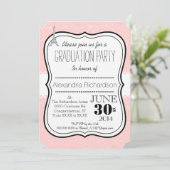 シッククラシックパリエッフェルタワー卒業パーティー 招待状 (スタンド正面)