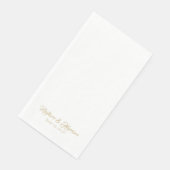 シッククラシック金ゴールドスクリプト名前をカスタムするの日付結婚( (コーナー)