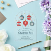 シッククリスマスイブディナーオーナメント アクリル招待状 (インサイチュ (ウェディング))