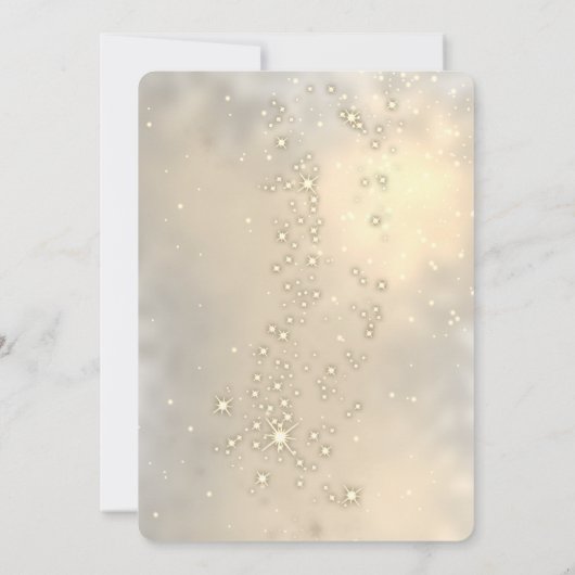 シッククリスマスオーナメント、会社パーティー 招待状 (裏面)