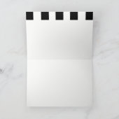 シッククリスマスカード_平和と喜びのストライプ シーズンカード (内部)