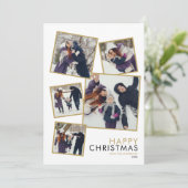 シッククリスモダンマスファミリー5フォトコラージュ シーズンカード (スタンド正面)