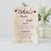 シッククリームシルク&バイオレットハートジェム結婚ズ詳細 エンクロージャーカード (スタンド正面)