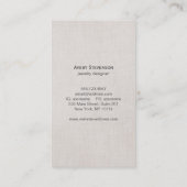 シッククールヴィンテージブ素朴ラック 名刺 (裏面)