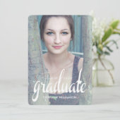 シックグラッドフォモダント卒業招待状 招待状 (スタンド正面)