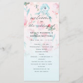 シックグラデーションガーフランスのデンフローラ結婚の儀式 プログラム (正面)