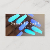 シックグラムネイルアートマニキュアサロン爪、 ネイルアーティスト 名刺 (正面)