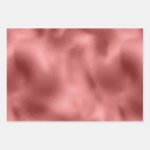 シックグラムレッドグリッターストライプズ ラッピングペーパーシート (正面)