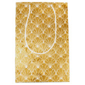 シックグラム金ゴールドフローラ ミディアムペーパーバッグ (正面)