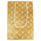 シックグラム金ゴールドフローラ ミディアムペーパーバッグ (裏面)