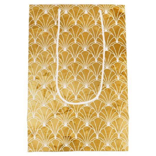 シックグラム金ゴールドフローラ ミディアムペーパーバッグ (裏面)