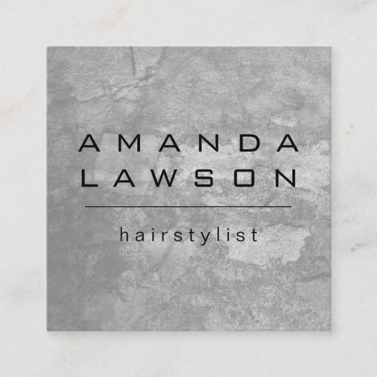 シックグランジグレー(アポイントメント) 予約カード (正面)