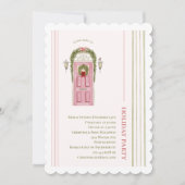 シックグランドミレニアルクリスマスホリデーパーティー 招待状 (正面)