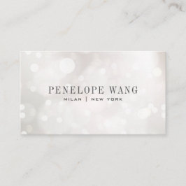 シックグリッターウィムシーシルバーホワイト《写真》ぼけ味 名刺