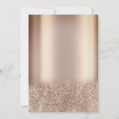 シックグリッターグラデーションキンセアニラ招待状 招待状 (裏面)