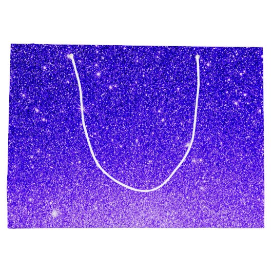 シックグリッタースパネイルサロンメイクアップヘア抱き枕 ラージペーパーバッグ (裏面)