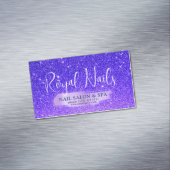 シックグリッタースパネイルサロンメイクアップヘア マグネット名刺 (インサイチュ)