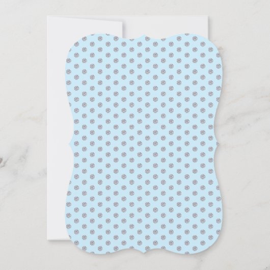 シックグリッターダイヤモンドクラウンシックス&センセーショナル 招待状 (裏面)