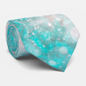 シックグリッターティール(緑がかった色)結婚ズ ネクタイ (ロール)