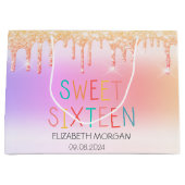 シックグリッタードリップスカラフルイーツ16 ラージペーパーバッグ (正面)