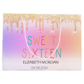 シックグリッタードリップスカラフルイーツ16 ラージペーパーバッグ (裏面)