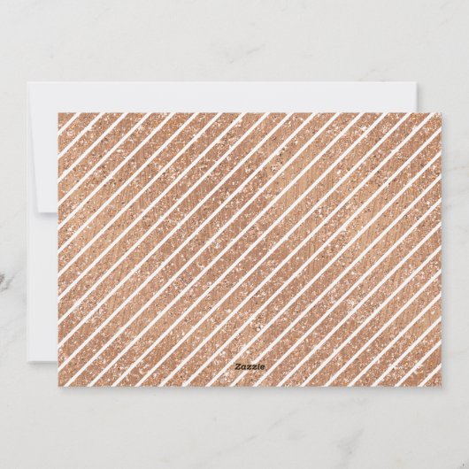 シックグリッターメリーフォトブースフィルムストリップホリデー シーズンカード (裏面)