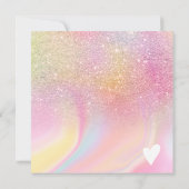 シックグリッターレインボースクエアギフト証明書のロゴ (裏面)