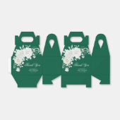 シックグリーンパステルホワイトローズグリーナリー誕生日 フェイバーボックス (折り畳みなし)