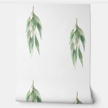 シックグリーンホワイトナチュラルユーカリ葉