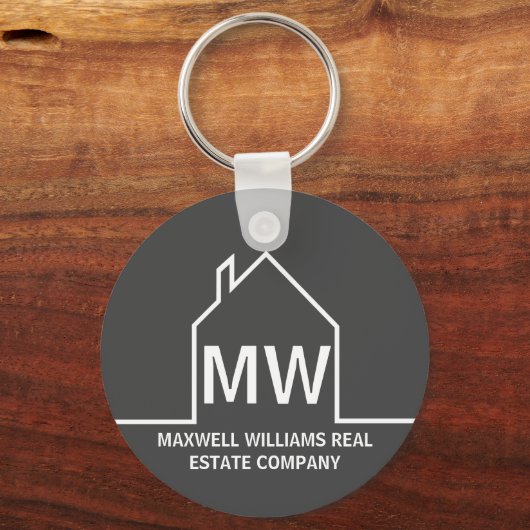 シックグレイ実在エステートカンパニーモノグラム不動産仲介業者 キーホルダー (裏面)